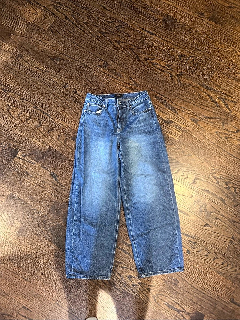 Quince Bella Stretch Wide Leg Jeans in Blue